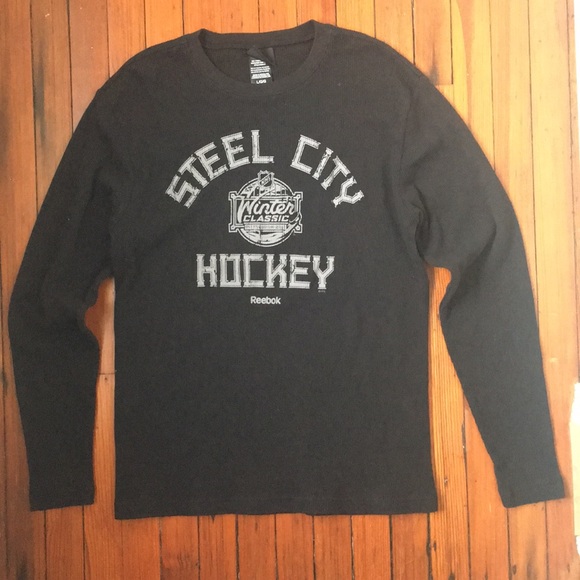 Reebok Other - EUC Men's Reebok Black Thermal Long Sleeve Sweater